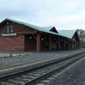 East Glacier Train Station