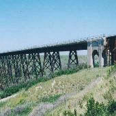 Central Montana Railroad: Spring Creek Trestle