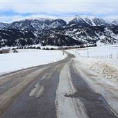 Jackson Creek Road (Winter : Road, Farms & Houses)