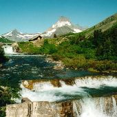 Glacier National Park : Many Glacier (Swiftcurrent Falls)