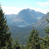 Glacier National Park : Lookout Point (Lower Vista)