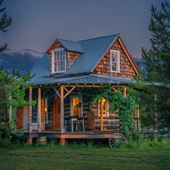 Blunt Log Cabin River Property