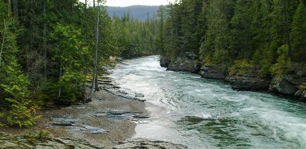 Glacier National Park: McDonald Creek (5/8/2006 - Credits: John Ansotegui)