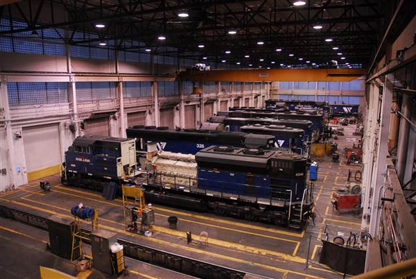 Montana Rail Link: Livingston Rail Yard (1/14/2009 - Credits: John Ansotegui)