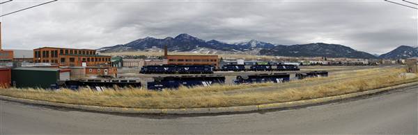 Montana Rail Link: Livingston Rail Yard (1/14/2009 - Credits: John Ansotegui)