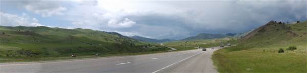 Interstate 90 - Bozeman (7/11/2008 - Credits: John Ansotegui)