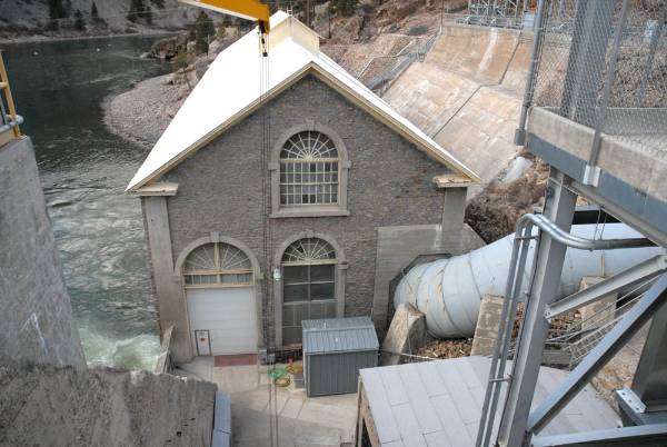 Hauser Dam (2/26/2008 - Credits: Bill Kuney)