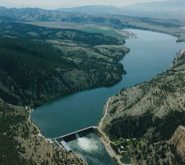 Hauser Dam (6/19/2008 - Credits: Montana Power)