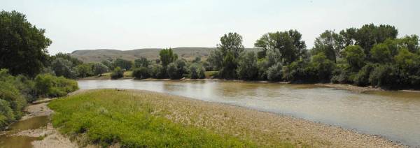 Clarks Fork Yellowstone River - Near Edgar, MT (8/18/2008 - Credits: John Ansotegui)