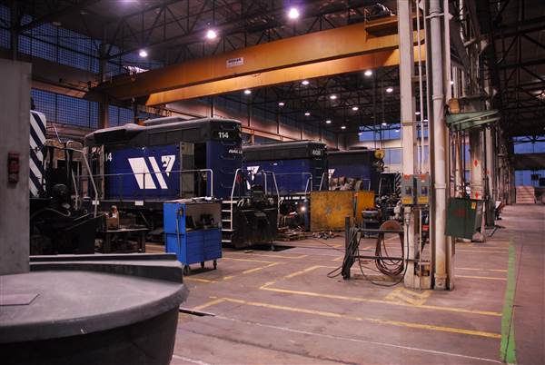 Montana Rail Link: Livingston Rail Yard (1/14/2009 - Credits: John Ansotegui)