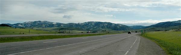 Interstate 90 - Bozeman (7/11/2008 - Credits: John Ansotegui)