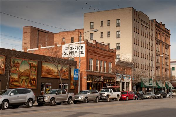 Missoula - Art and buildings, Missoula (10/9/2010 - Credits: Montana Office of Tourism and Business Development - Webdam)