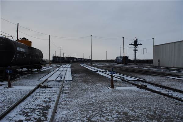 Montana Rail Link: Livingston Rail Yard (1/14/2009 - Credits: John Ansotegui)