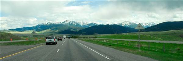 Interstate 90 - Bozeman (7/11/2008 - Credits: John Ansotegui)