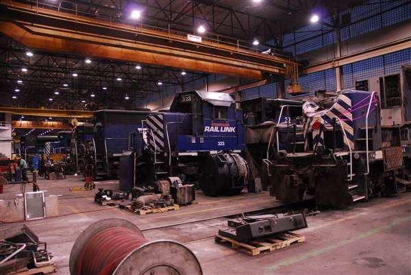 Montana Rail Link: Livingston Rail Yard (1/14/2009 - Credits: John Ansotegui)